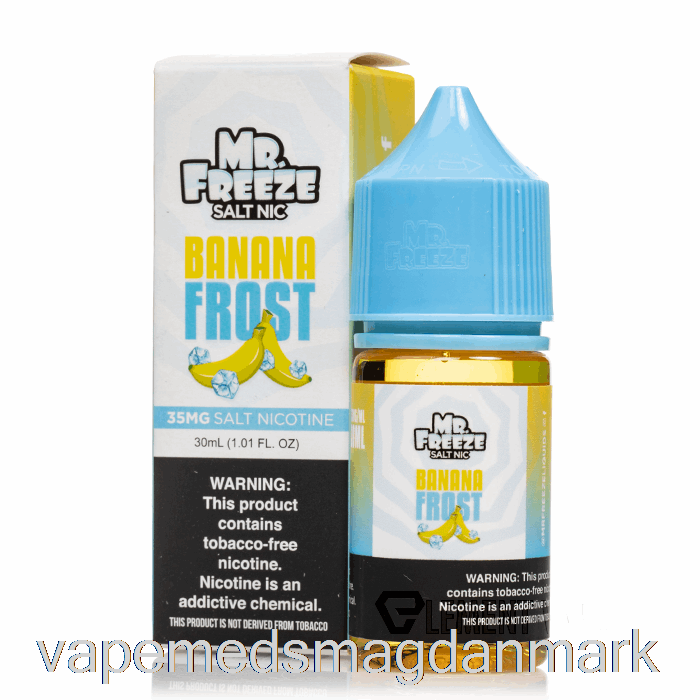 Vape Væske Banan Frost - Mr Freeze Salt - 30ml 50mg